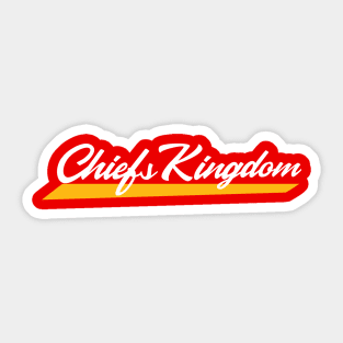 Chiefs Kingdom Kansas City Shirt Sticker